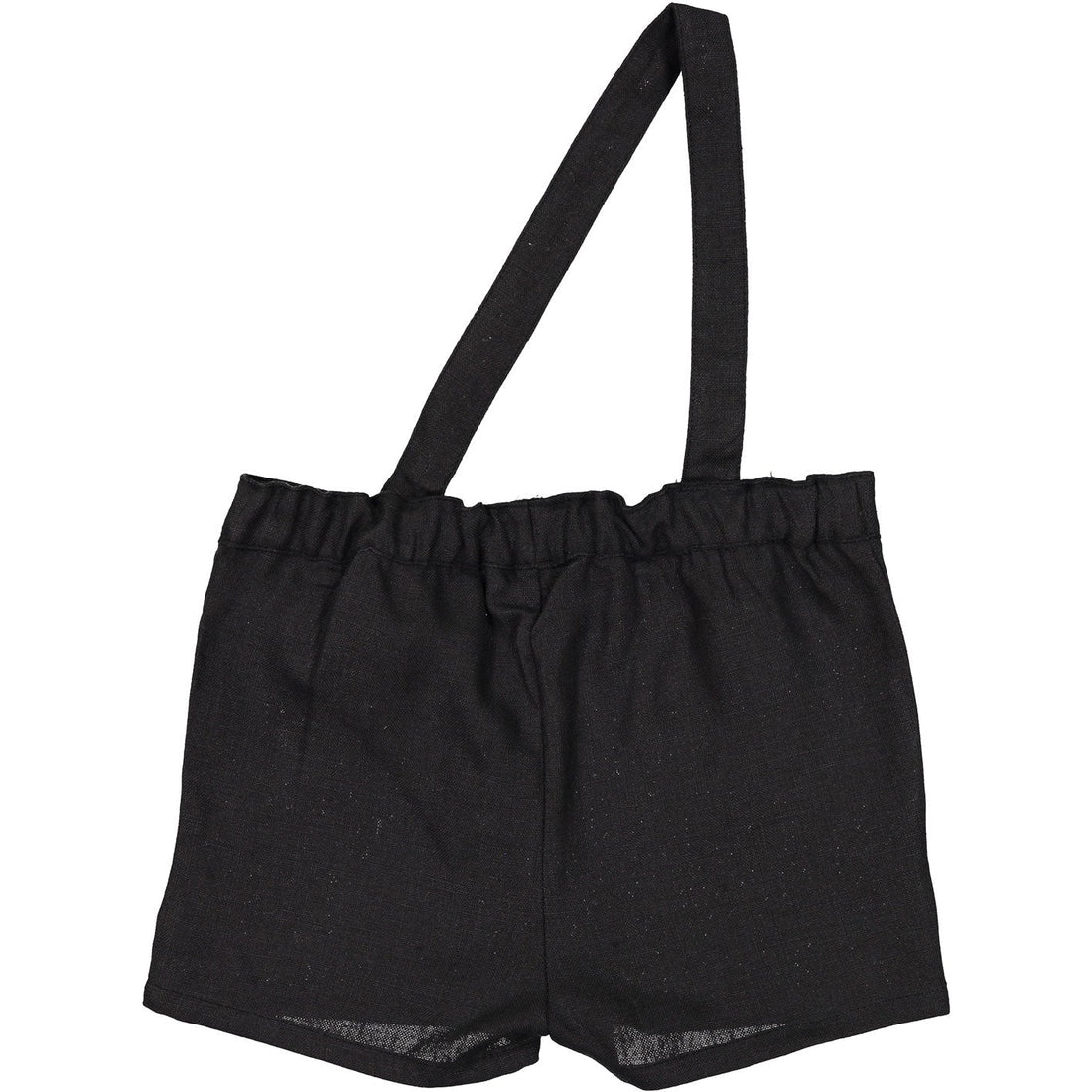 Violeta pants Violeta Black Linen Strap Shorts