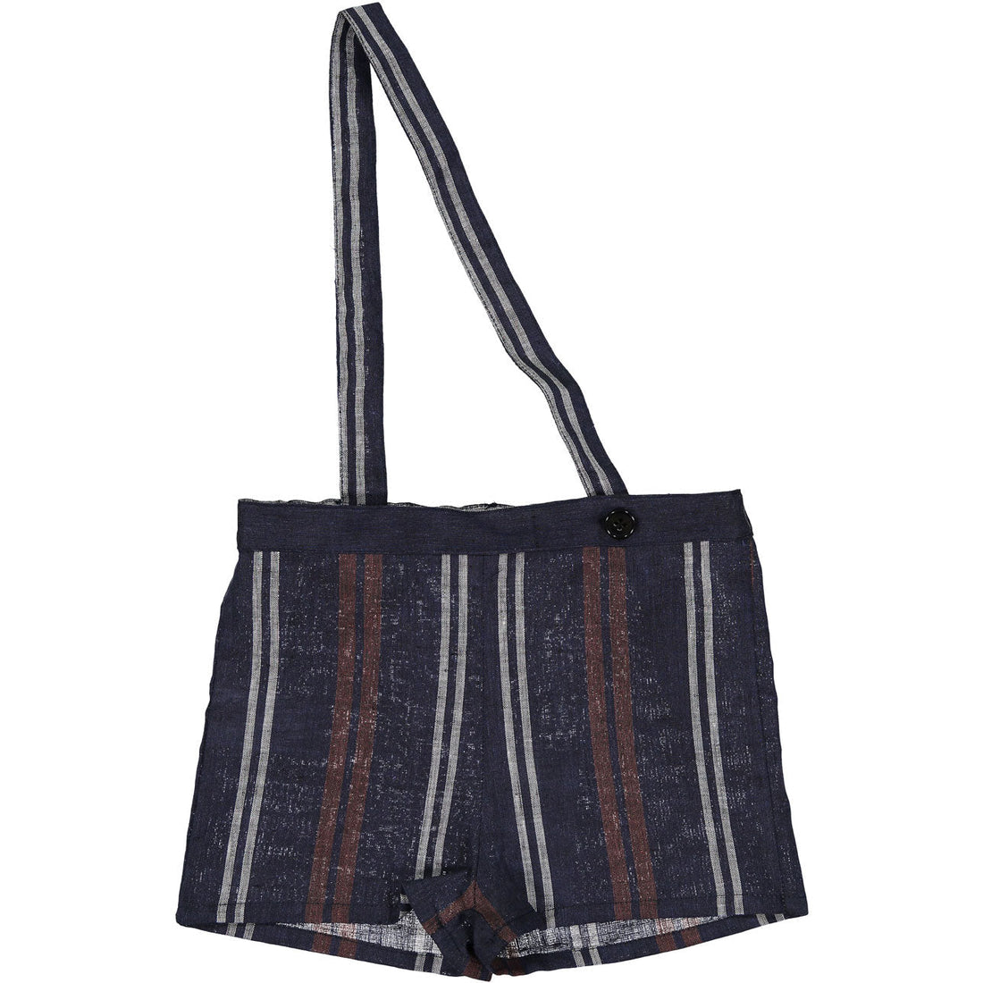 Violeta pants Violeta Blue Stripe Strap Shorts