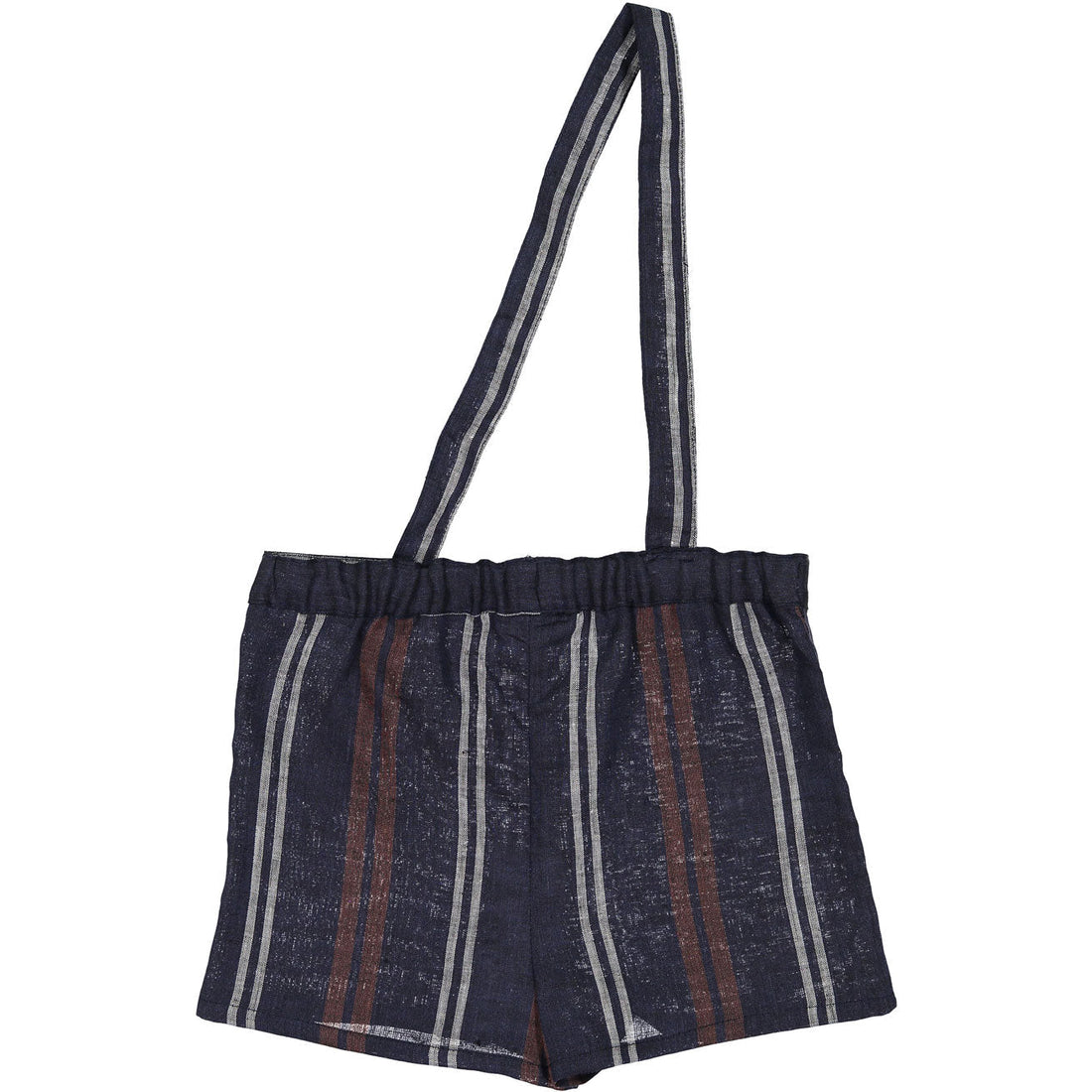 Violeta pants Violeta Blue Stripe Strap Shorts