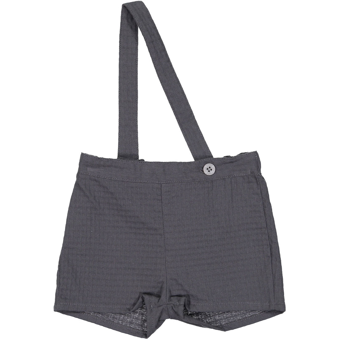 Violeta pants Violeta Grey Brocade Strap Shorts