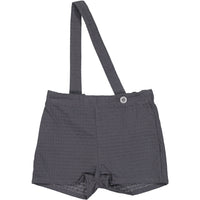 Violeta pants Violeta Grey Brocade Strap Shorts