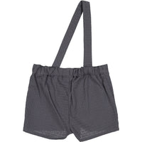 Violeta pants Violeta Grey Brocade Strap Shorts
