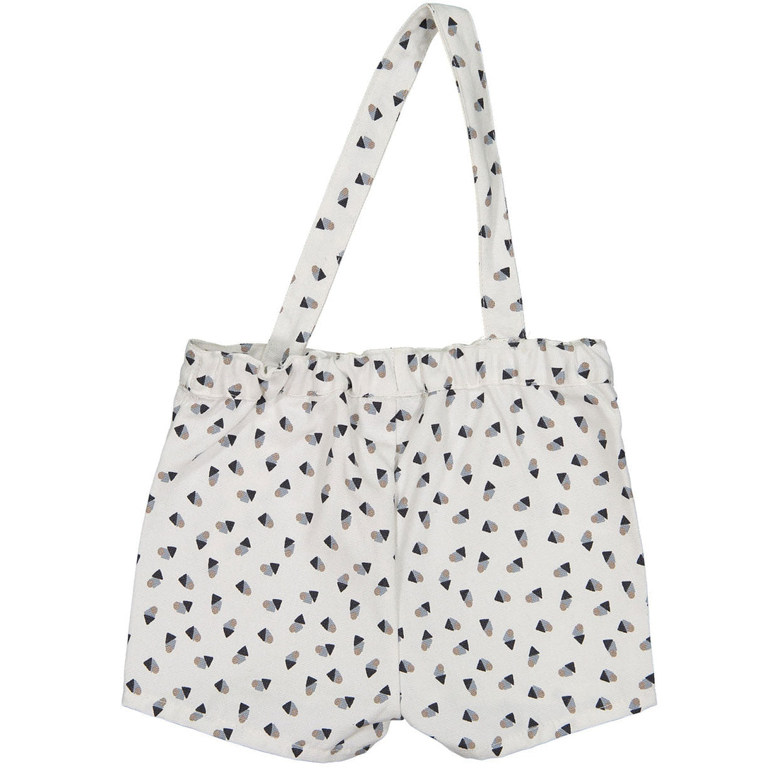 Violeta pants Violeta White Triangle Print Strap Shorts
