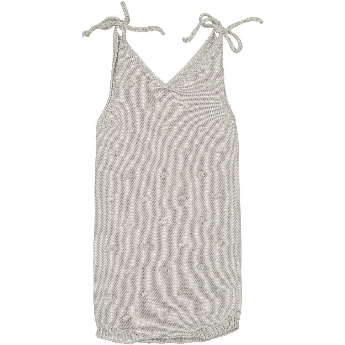 Violeta Rompers and Bodysuits Violeta Beige Popcorn Romper