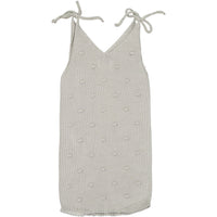 Violeta Rompers and Bodysuits Violeta Beige Popcorn Romper
