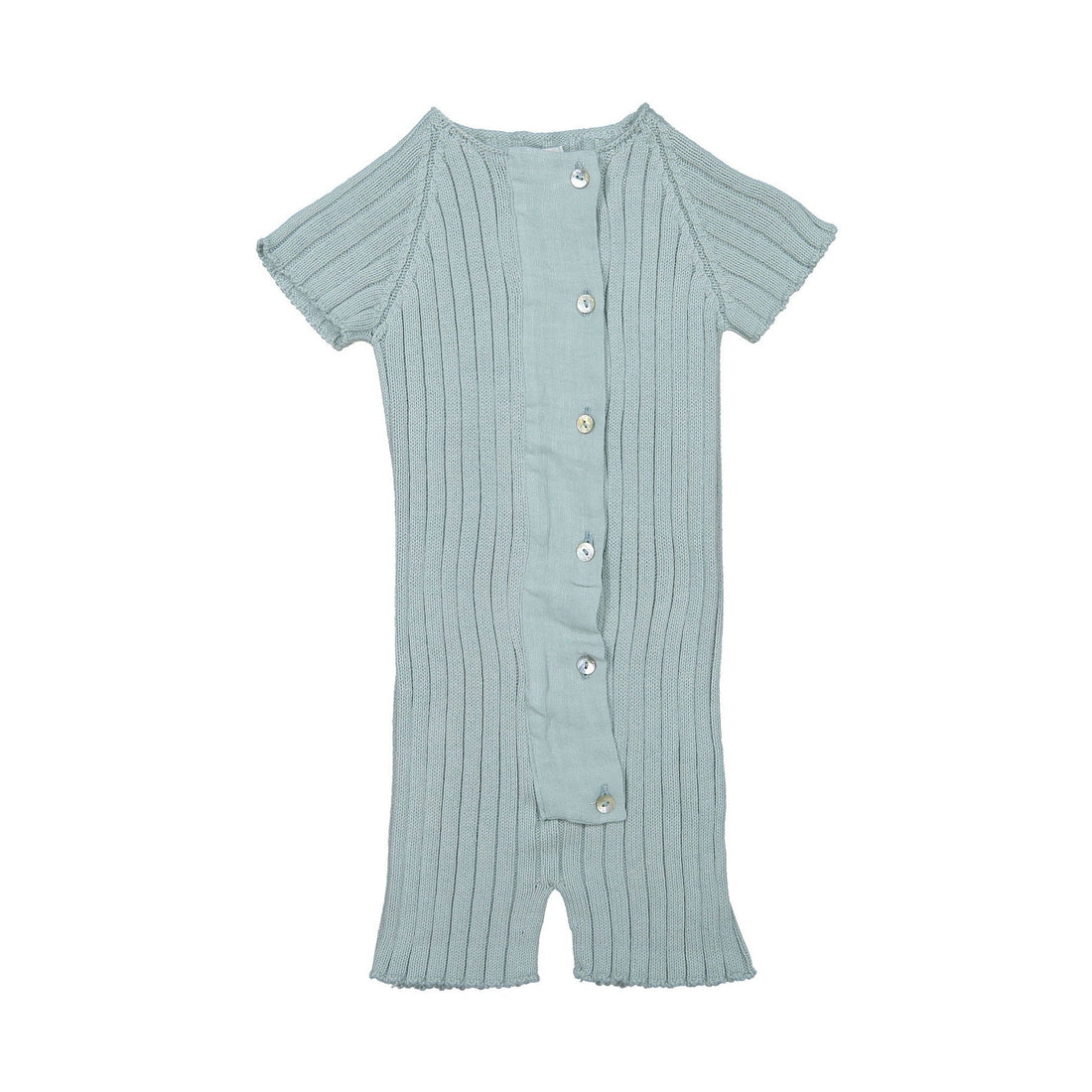Violeta rompers Violeta Sage Lili Ribbed Knit Romper