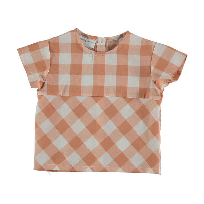 Violeta shirts Violeta Apricot Santi Short Sleeve Shirt