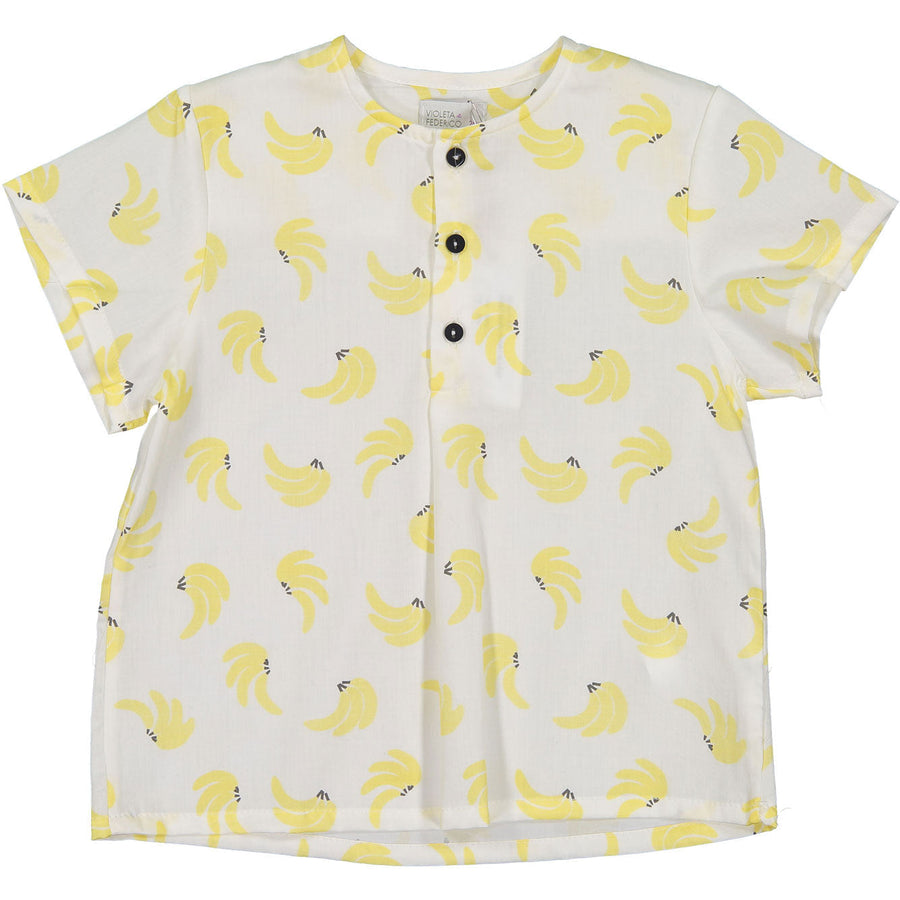Violeta shirts Violeta Banana Print Shirt