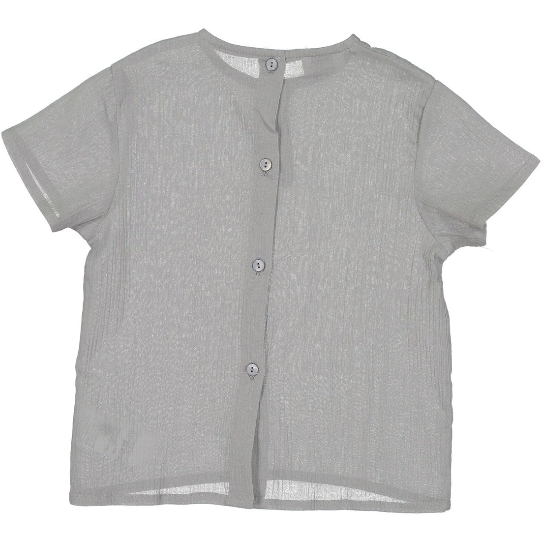 Violeta shirts Violeta Grey Gauze Shirt