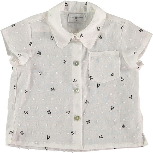 Violeta shirts Violeta Plum Print Alex Shirt