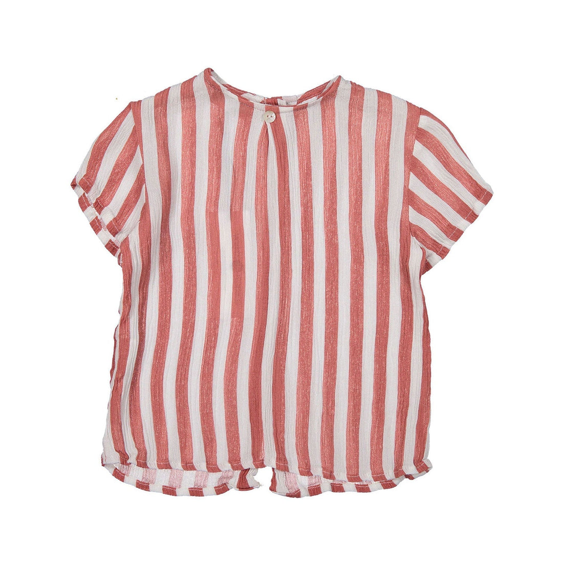 Violeta shirts Violeta Red Stripe Nak Baby Shirt