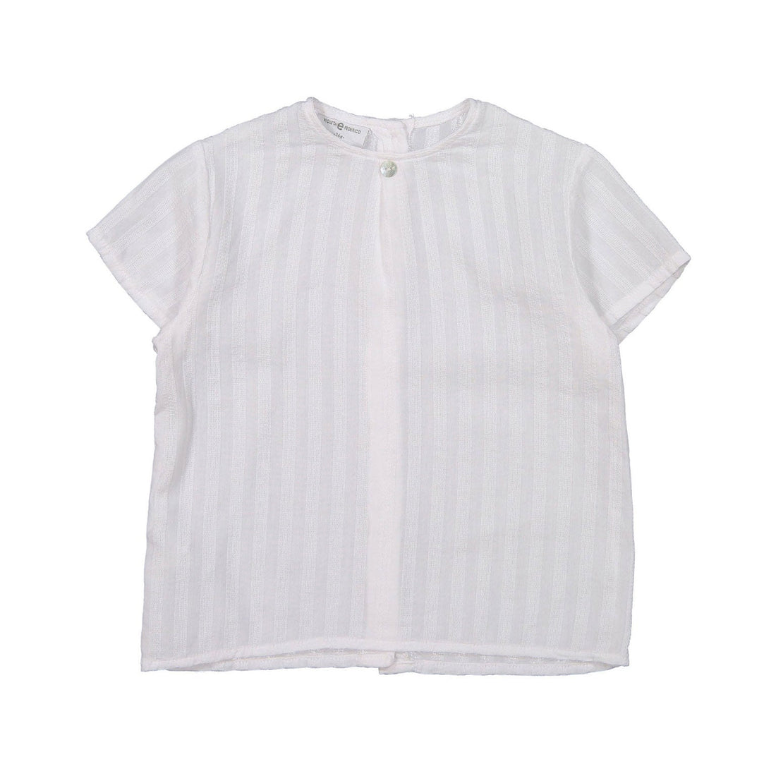 Violeta shirts Violeta White Cotton Nak Baby Shirt