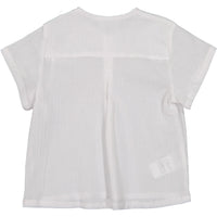 Violeta shirts Violeta White Gauze Shirt