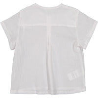 Violeta shirts Violeta White Gauze Shirt