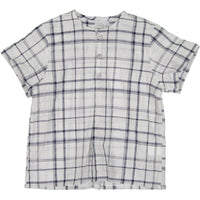 Violeta shirts Violeta White Plaid Shirt