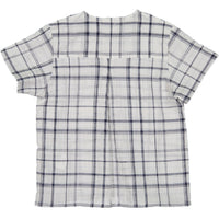 Violeta shirts Violeta White Plaid Shirt