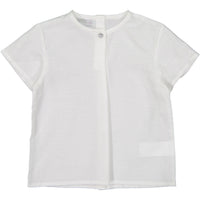Violeta shirts Violeta White Swiss Dot Shirt