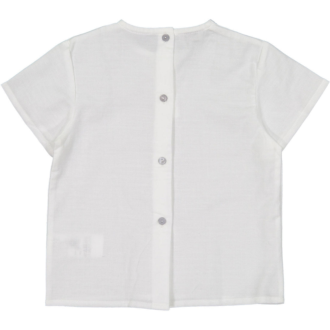 Violeta shirts Violeta White Swiss Dot Shirt