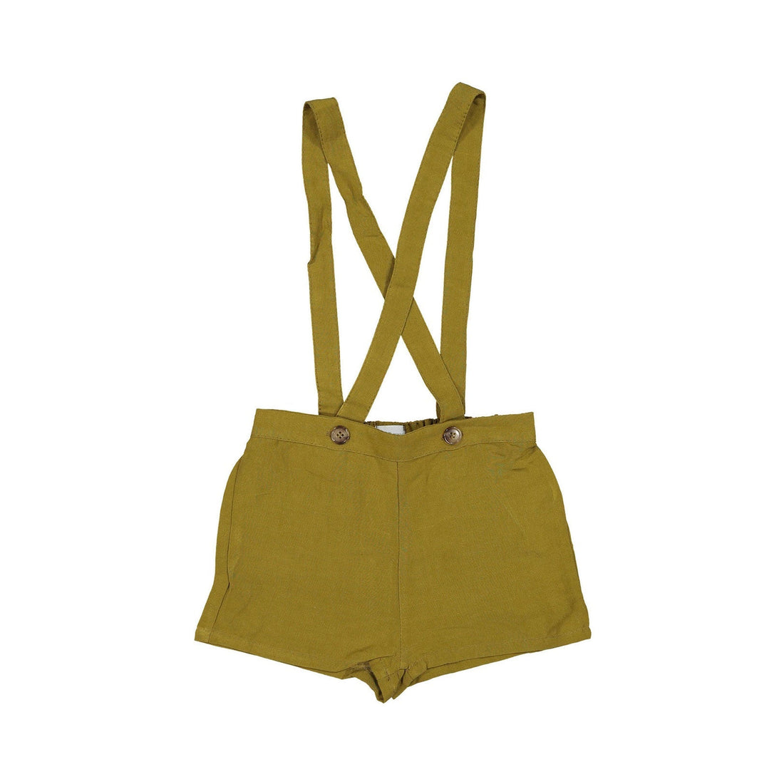 Violeta Shorts Violeta Olive Guille Suspender Shorts