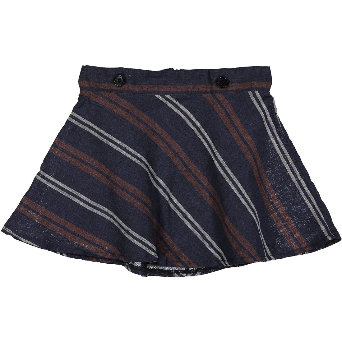 Violeta skirts Violeta Blue Stripe Flair Skirt