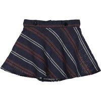 Violeta skirts Violeta Blue Stripe Flair Skirt