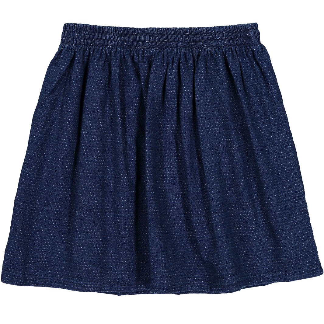 Violeta skirts Violeta Denim Dot Skirt