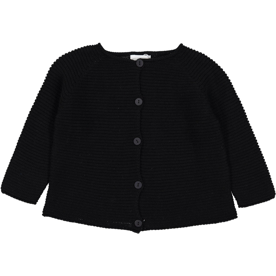 Violeta sweaters Violeta Black Knit Baby Cardigan