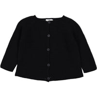 Violeta sweaters Violeta Black Knit Baby Cardigan