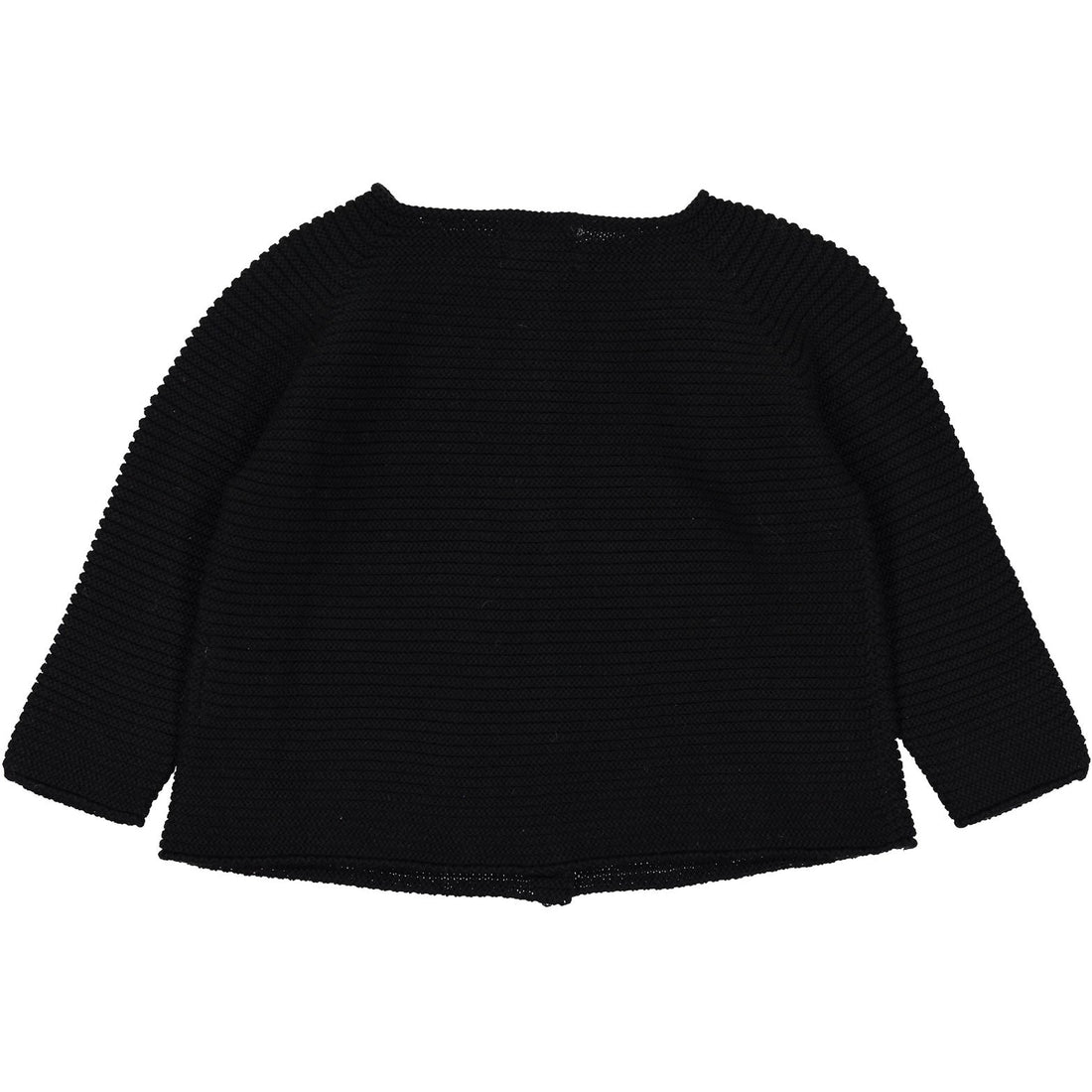 Violeta sweaters Violeta Black Knit Baby Cardigan