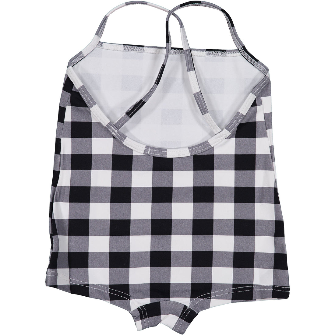 Violeta swim Violeta Black Gingham Swimsuit