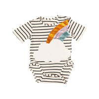 Wauw Capow bodysuits Wauw Capow Striped Fortune Rainbow Bodysuit