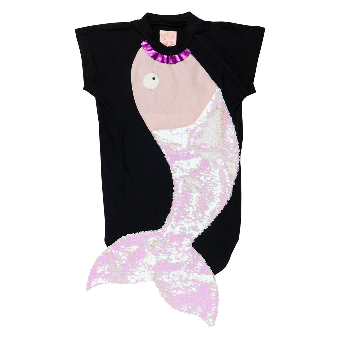 Wauw Capow dresses Wauw Capow Black Nova Splash Dress