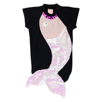 Wauw Capow dresses Wauw Capow Black Nova Splash Dress