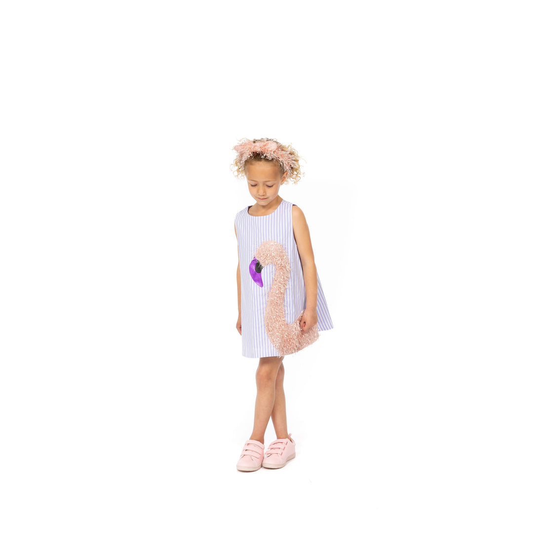 Wauw Capow dresses Wauw Capow Purple Stripe Sugar Dress