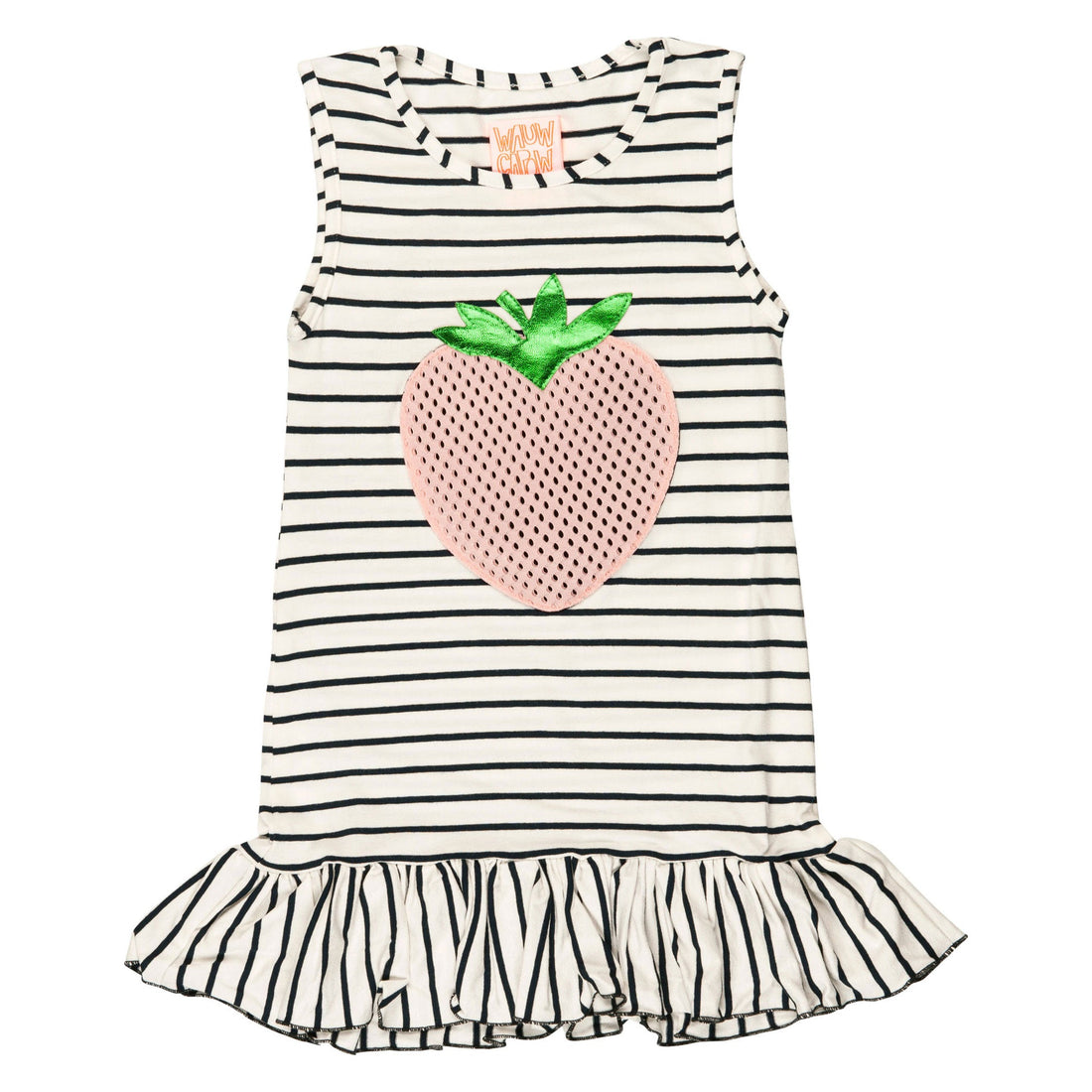 Wauw Capow dresses Wauw Capow Striped Roberta Strawberry Dress