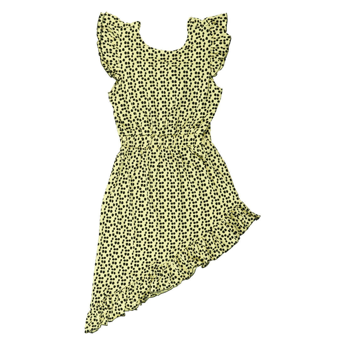 Wauw Capow dresses Wauw Capow Yellow Dot Alia Dress
