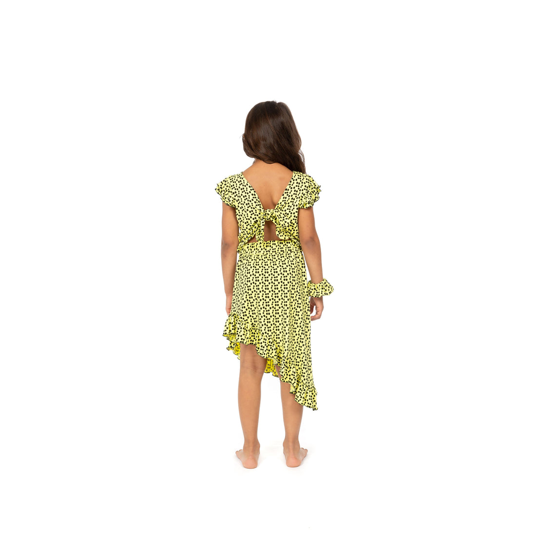 Wauw Capow dresses Wauw Capow Yellow Dot Alia Dress