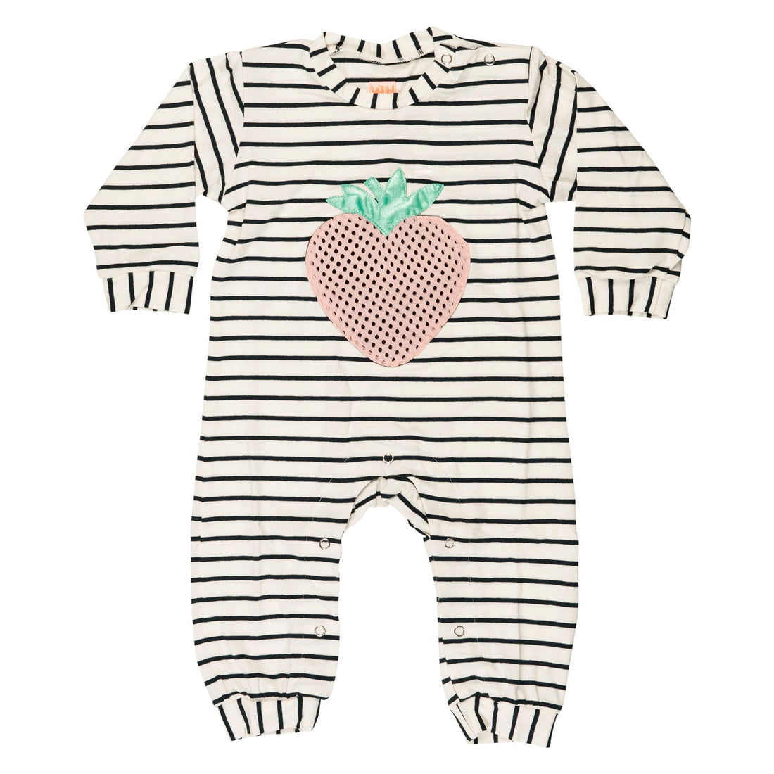 Wauw Capow rompers Wauw Capow Striped Sweet Strawberry Romper