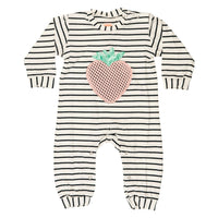Wauw Capow rompers Wauw Capow Striped Sweet Strawberry Romper