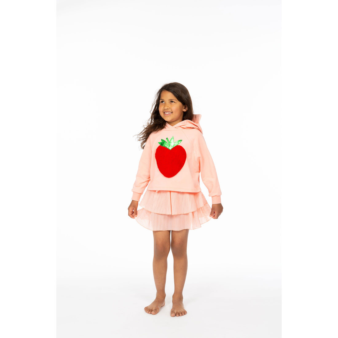 Wauw Capow sweatshirts Wauw Capow Pink Lucca Strawberry Hoodie