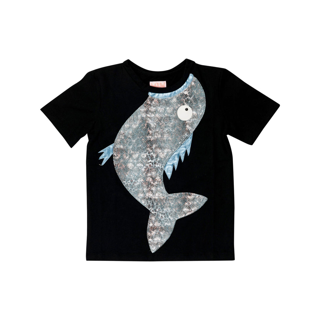 Wauw Capow tees Wauw Capow Black Fishing Tee