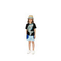 Wauw Capow tees Wauw Capow Black Fishing Tee