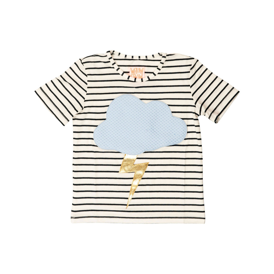 Wauw Capow tees Wauw Capow Striped Storm Tee