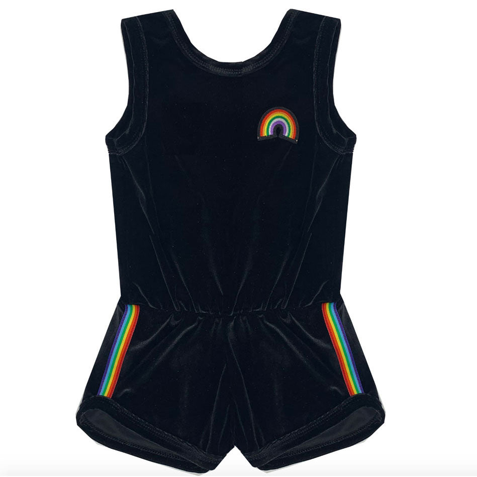 Wee Monster dresses Wee Monster Rainbow Romper