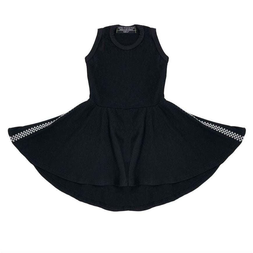 Wee Monster dresses Wee Monster Super Duper Black Circle Dress