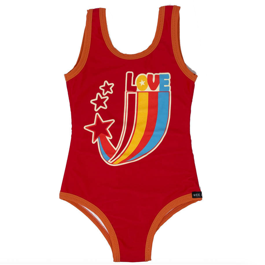 Wee Monster swim Wee Monster LOVE One Piece