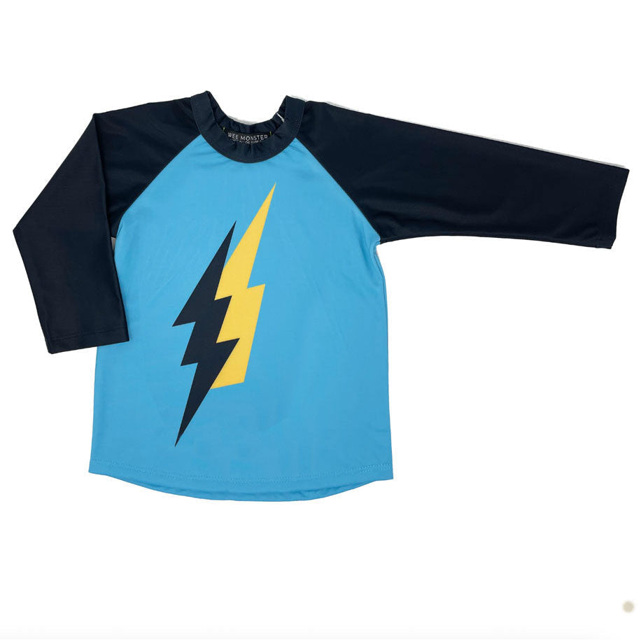 Wee Monster swim Wee Monster Thunderbolt Rash Guard