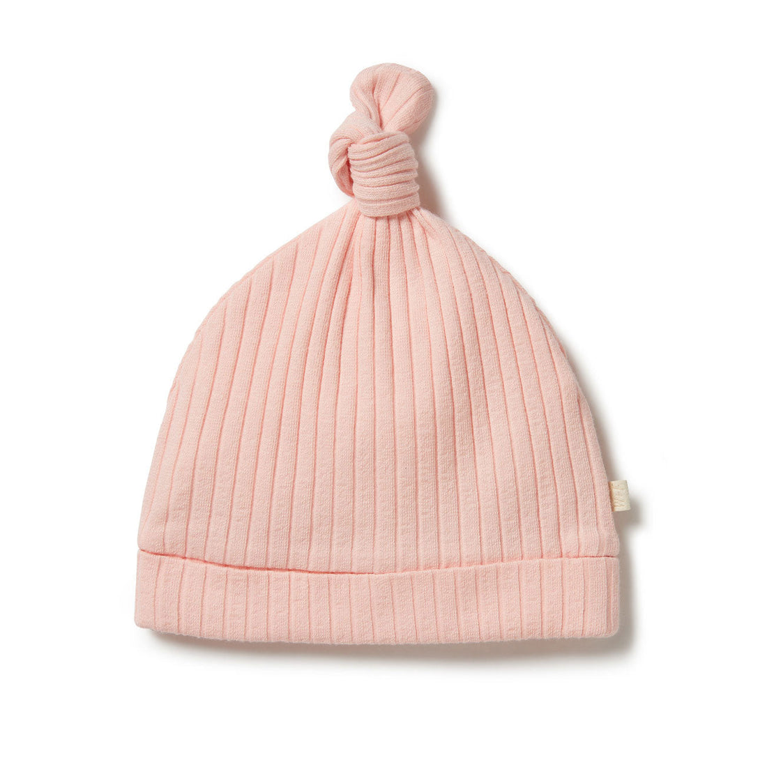 Wilson and Frenchy accessories Wilson and Frenchy Blush Organic Rib Knot Hat