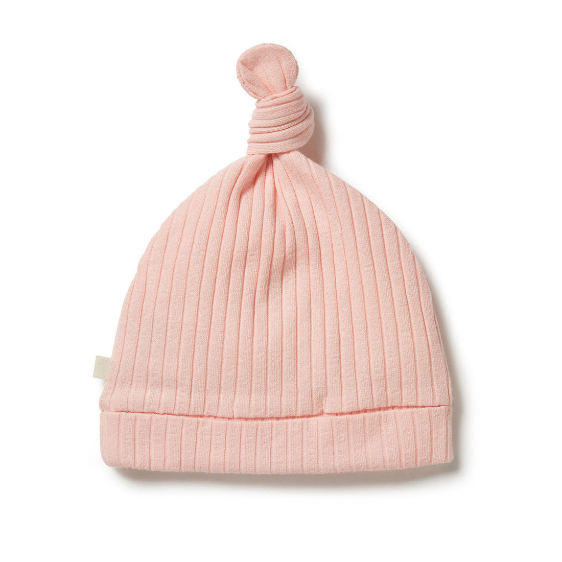 Wilson and Frenchy accessories Wilson and Frenchy Blush Organic Rib Knot Hat
