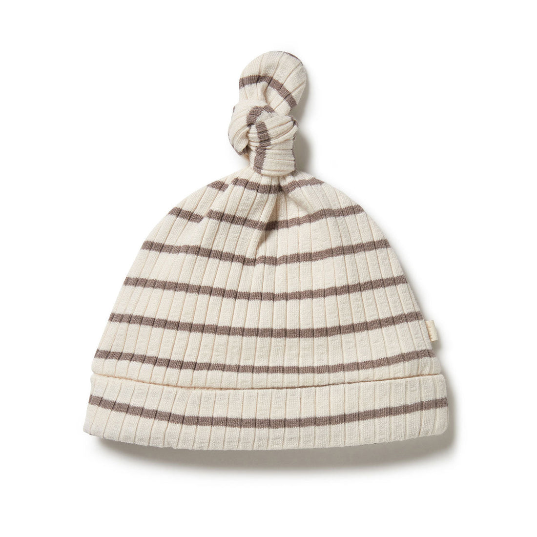 Wilson and Frenchy accessories Wilson and Frenchy Hazelwood Organic Stripe Rib Knot Hat
